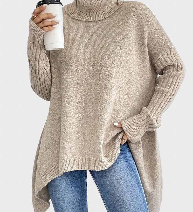 Rayna™ - Пуловер с висока яка