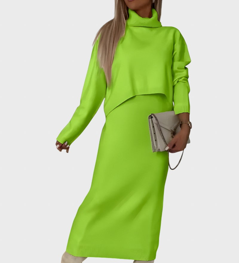 Viktoria™ - Елегантен плетен комплект от две части