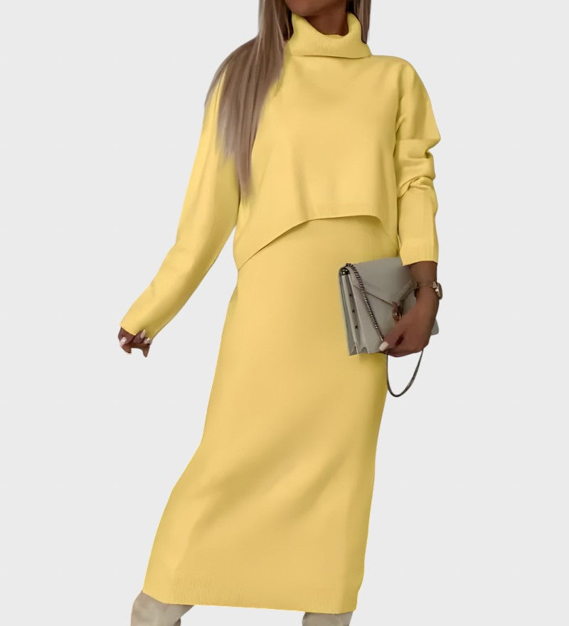 Viktoria™ - Елегантен плетен комплект от две части