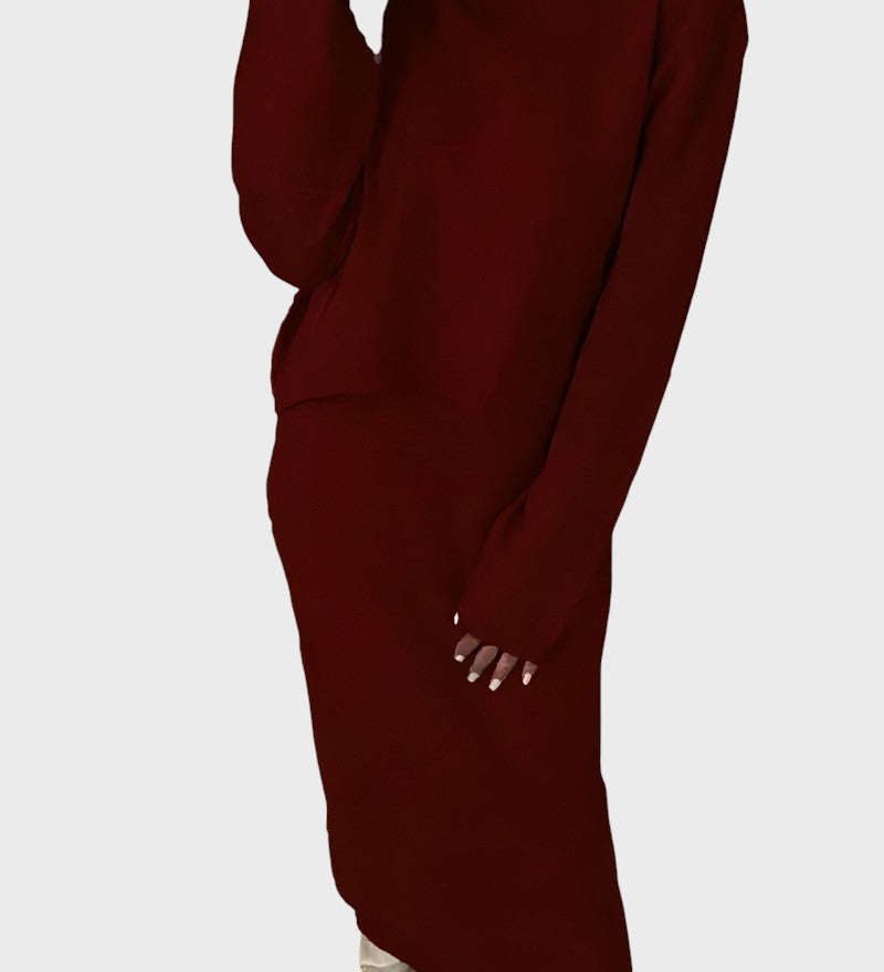 Viktoria™ - Елегантен плетен комплект от две части