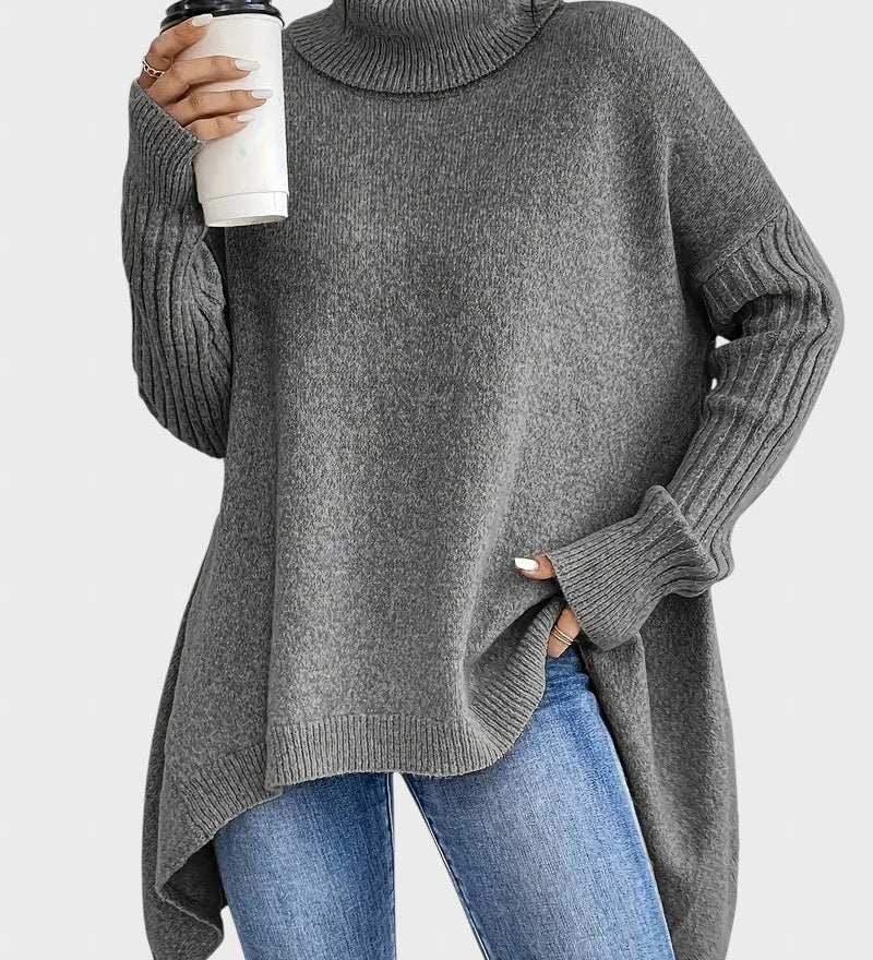 Rayna™ - Пуловер с висока яка