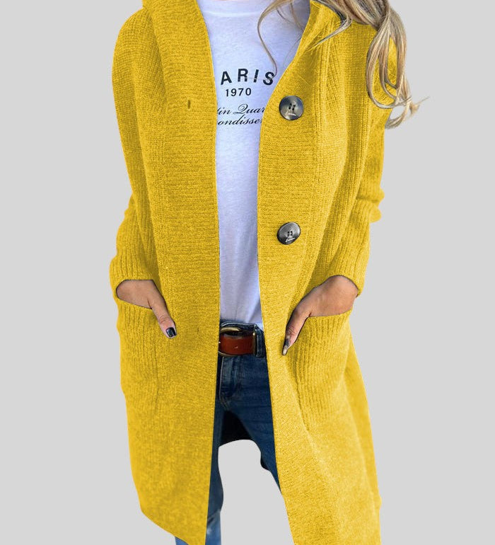 Iveta™- Дълго плетено палто