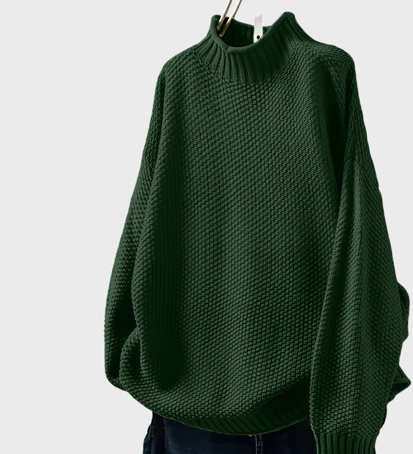 Dragomira™ - Голям пуловер с висока яка