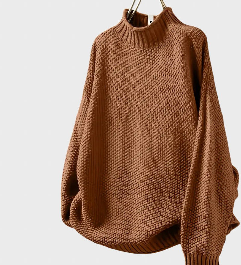 Dragomira™ - Голям пуловер с висока яка