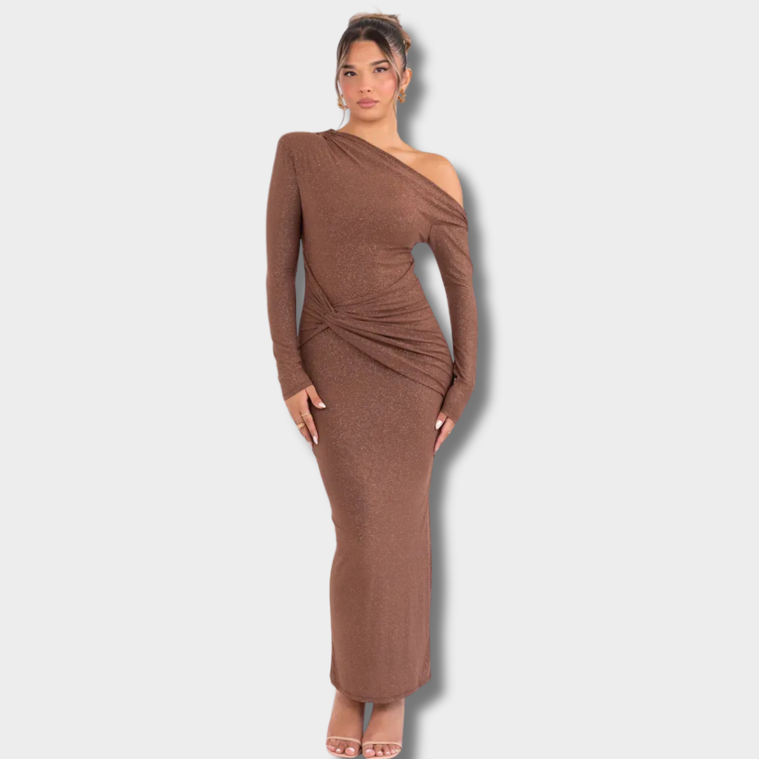 Елеонора – Блестящо макси рокля за празниците