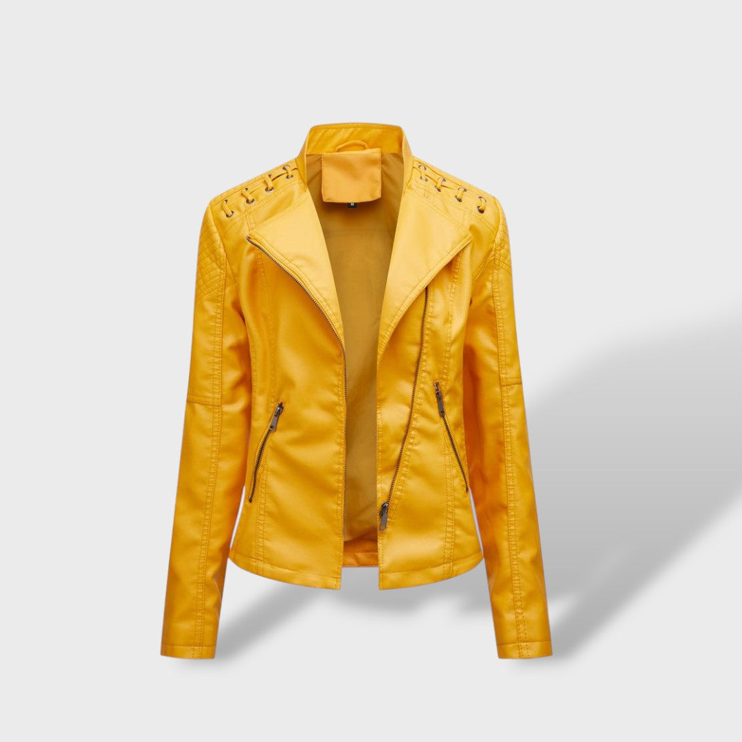 Valeria™ | Дамско кожено яке