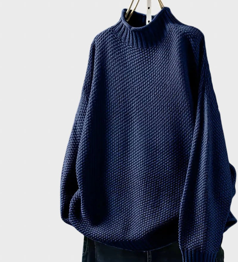 Dragomira™ - Голям пуловер с висока яка