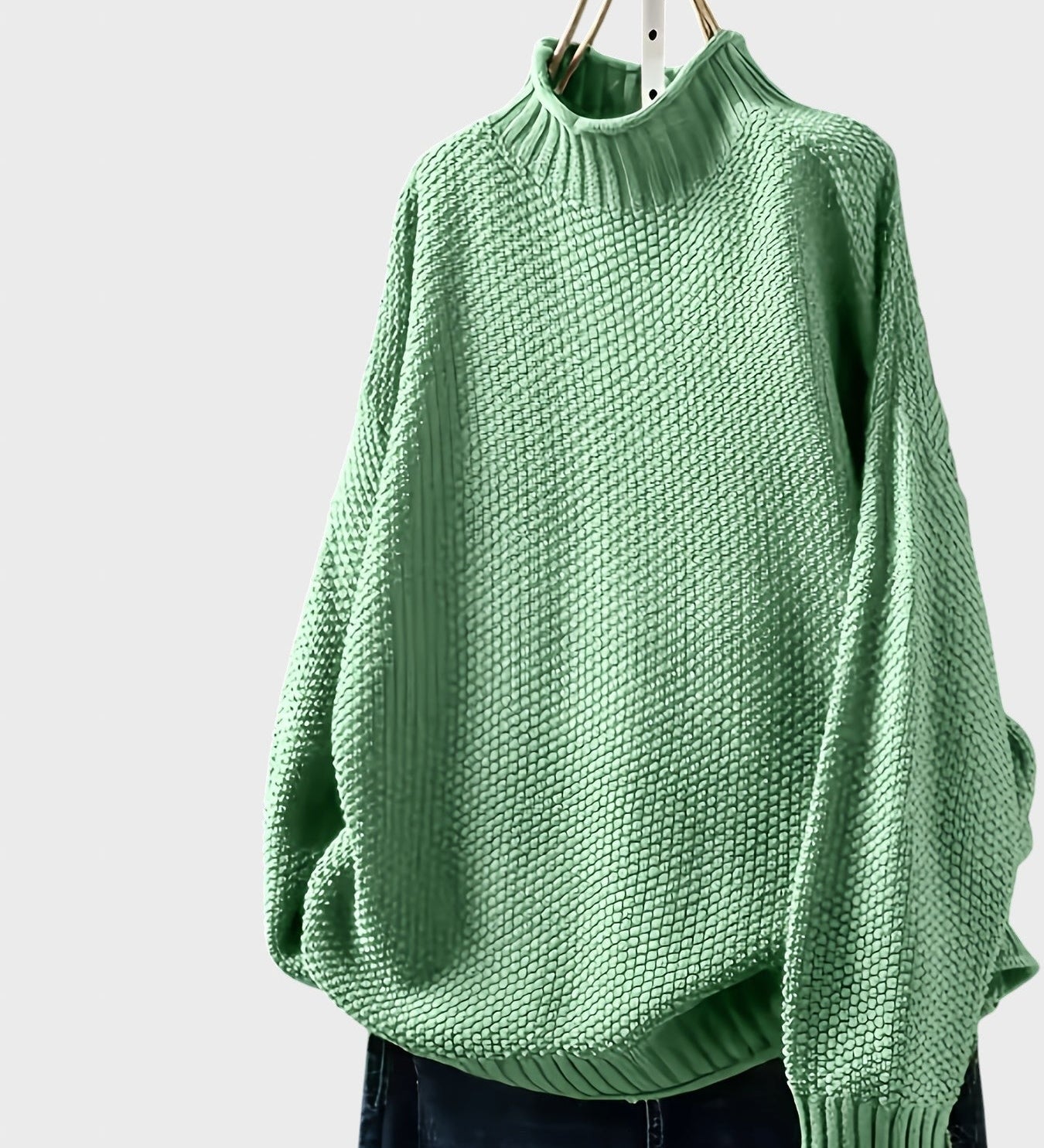 Dragomira™ - Голям пуловер с висока яка