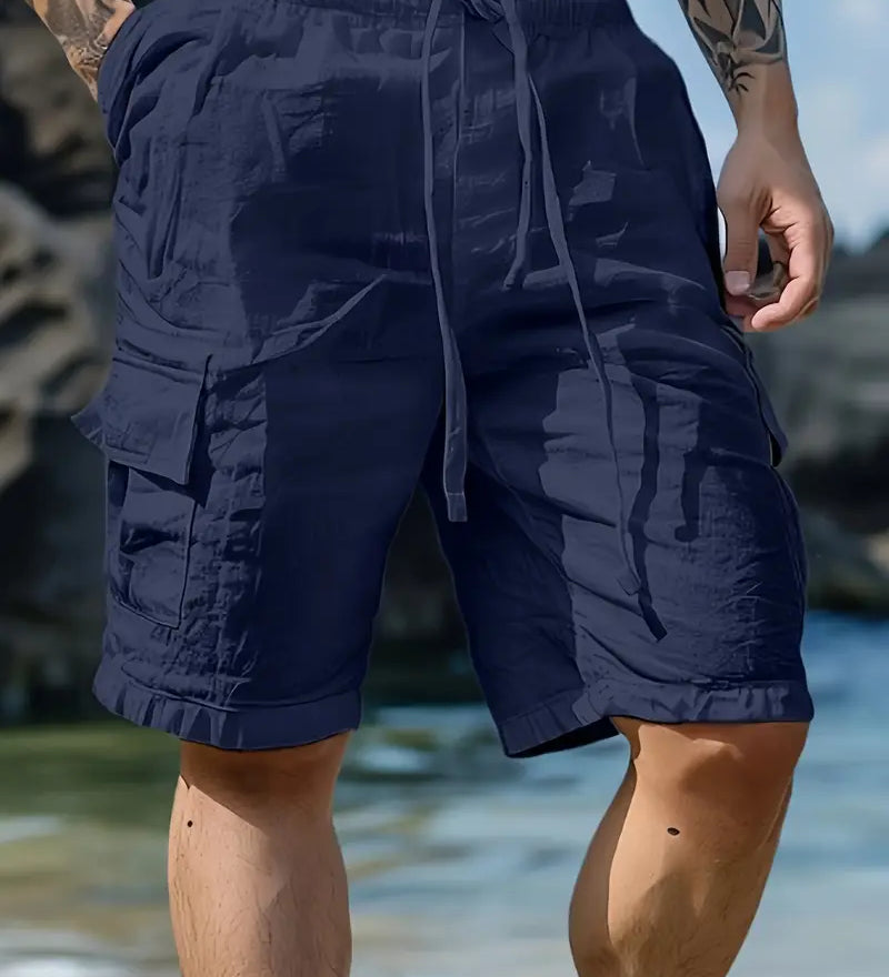 Цветан - Къси дишащи панталони с еластичен талия