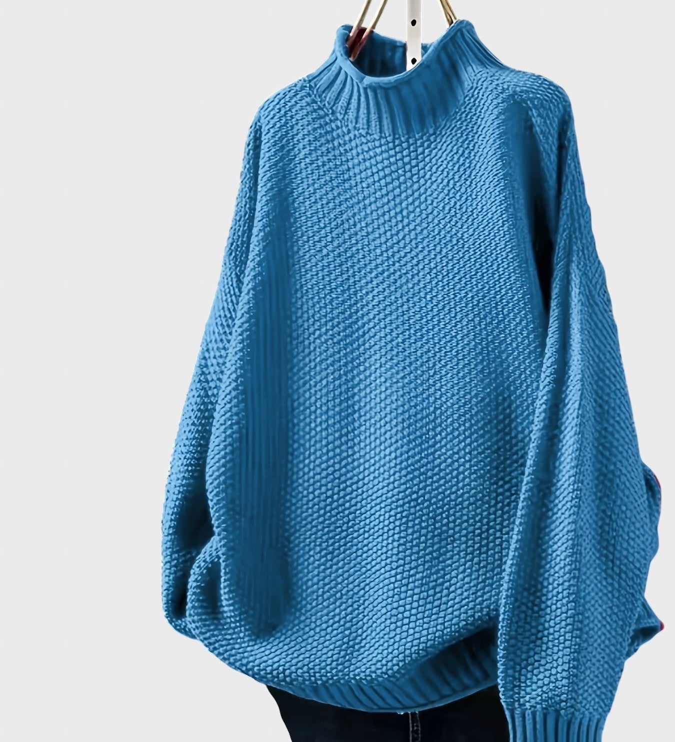 Dragomira™ - Голям пуловер с висока яка