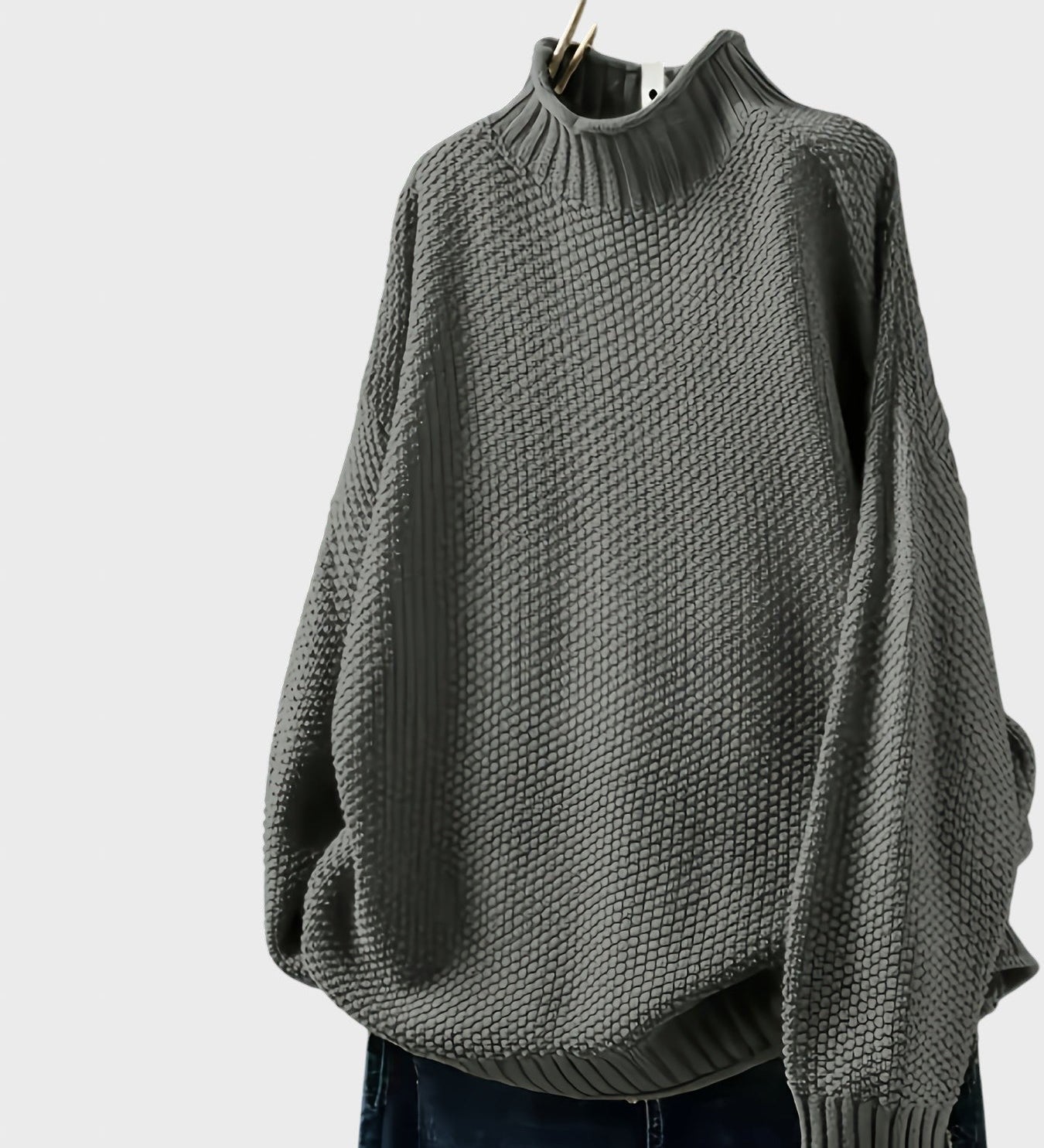 Dragomira™ - Голям пуловер с висока яка