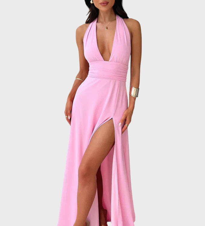 Iskra™ - Секси рокля с V-образно деколте