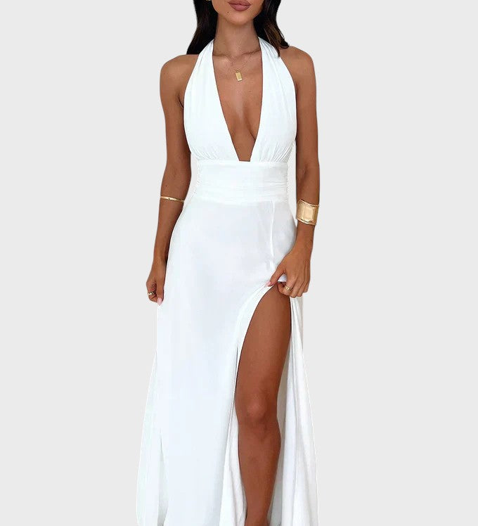 Iskra™ - Секси рокля с V-образно деколте