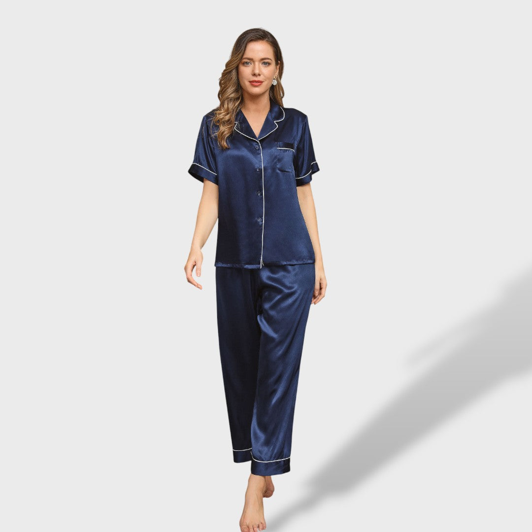 Inés™ | Пижама с кант за жени