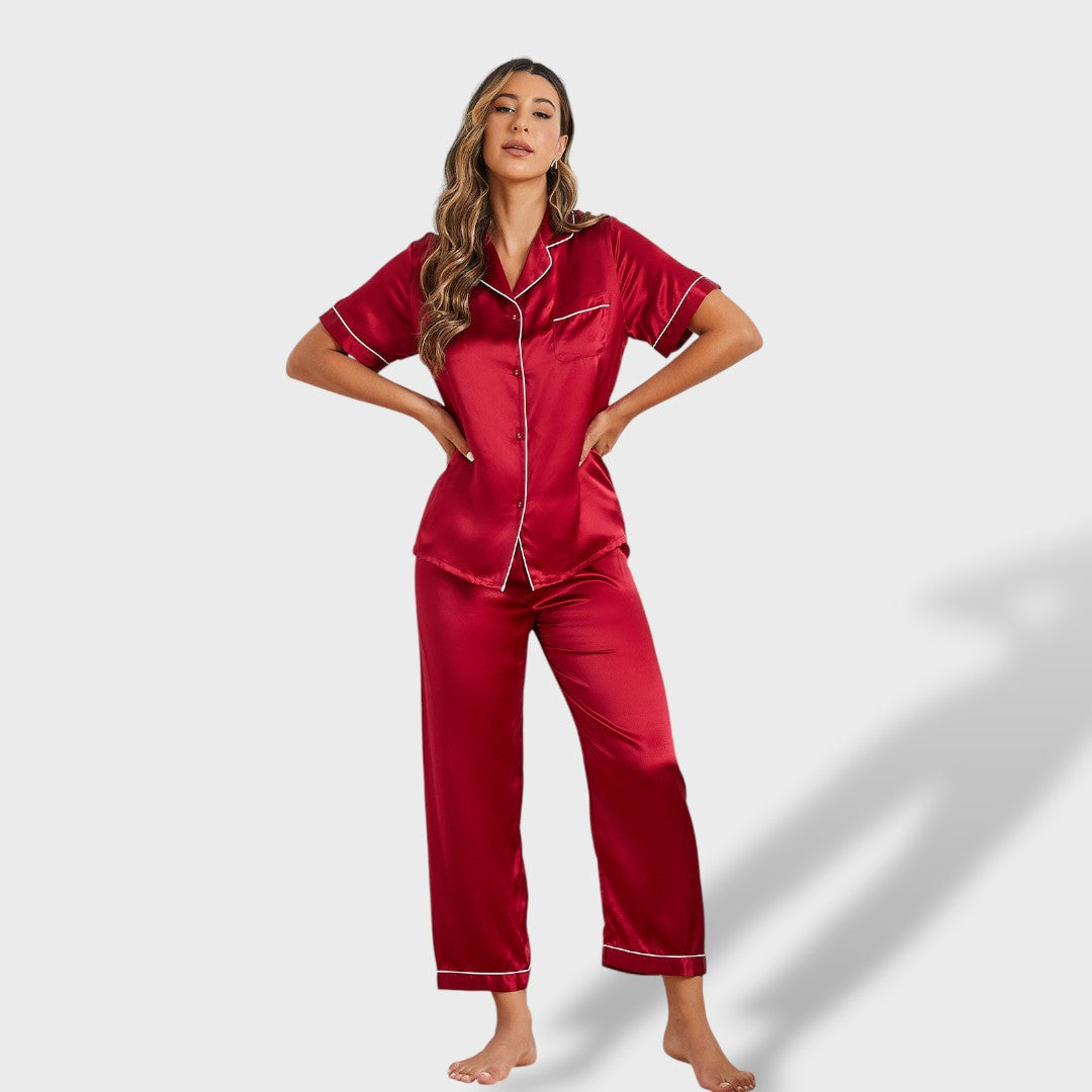 Inés™ | Пижама с кант за жени