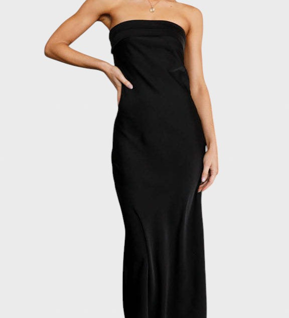 Ivomira™ - Дълга сатенена рокля