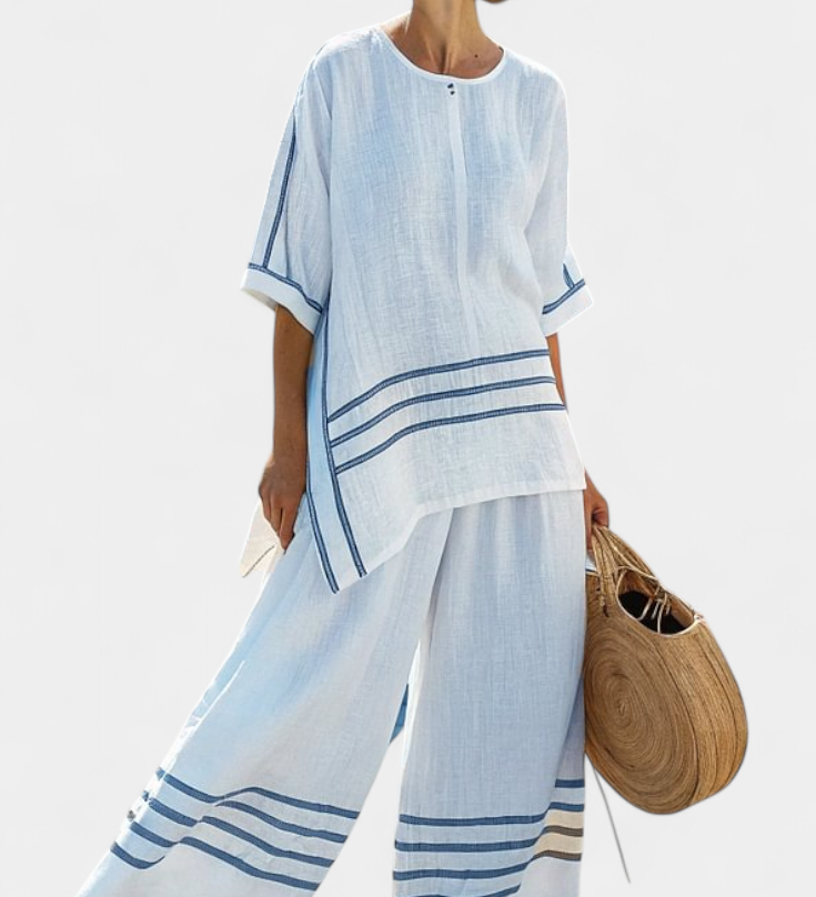 Салопета с широки райета и асиметричен крой - модерен и удобен стил