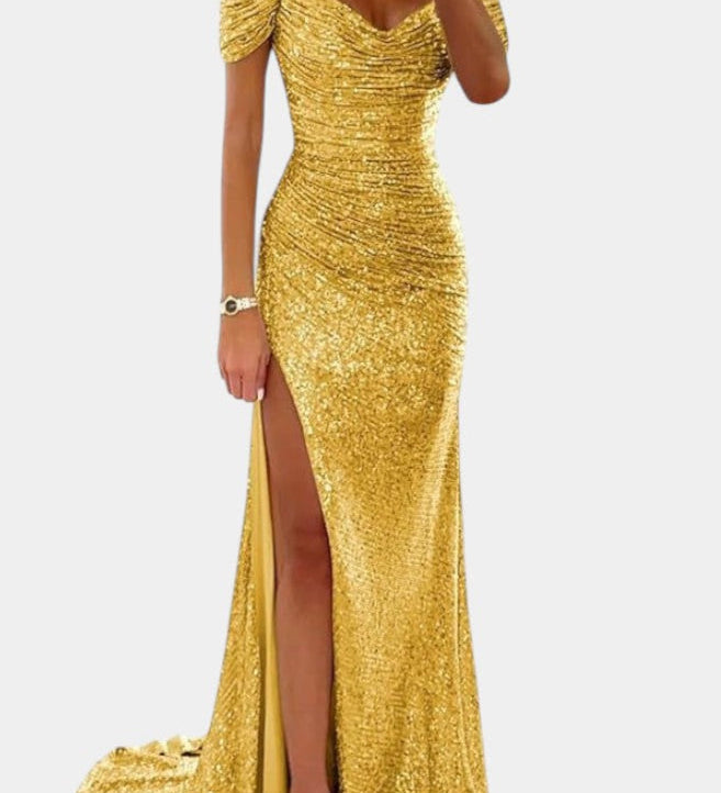 Рената Халджина Русалка без презрамки с пайети