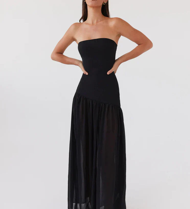 Едина - Макси рокля без презрамки