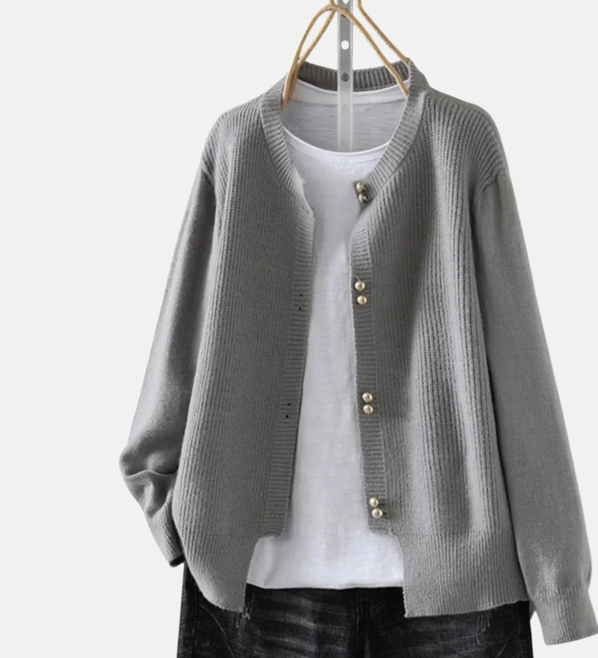 ЕЛАРА | КАРДИГАН С ПЕРЛЕНИ КОПЧЕТА