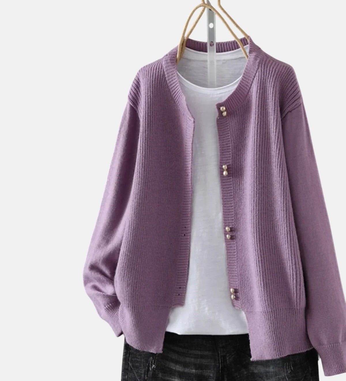 ЕЛАРА | КАРДИГАН С ПЕРЛЕНИ КОПЧЕТА