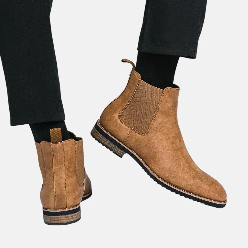 Кейдън - Кожени ботуши Челси