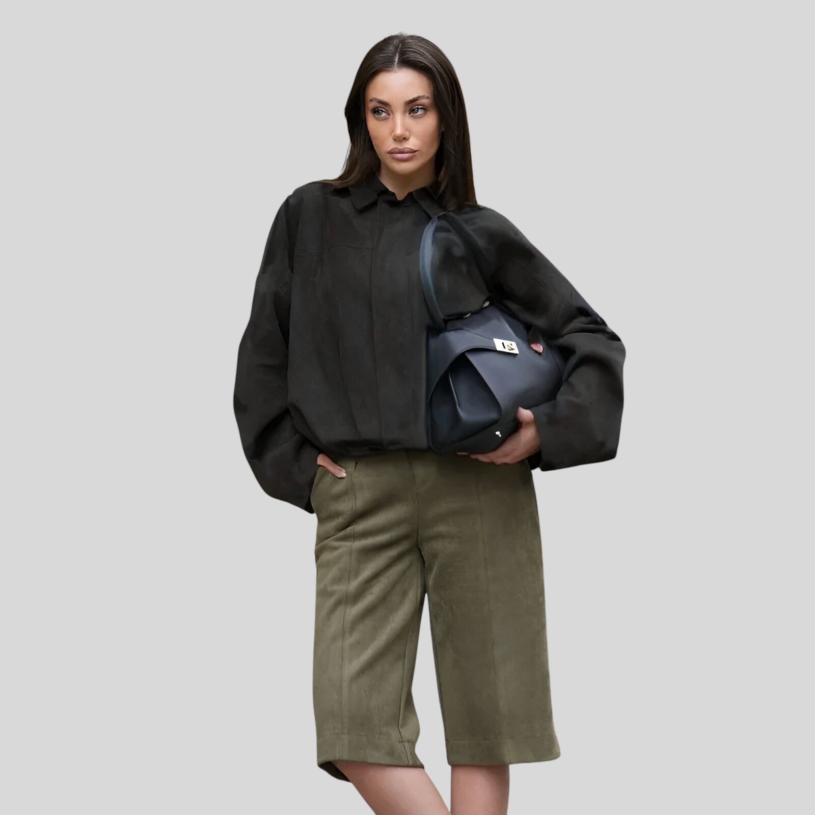 Katya™ - Овърсайз яке от велур