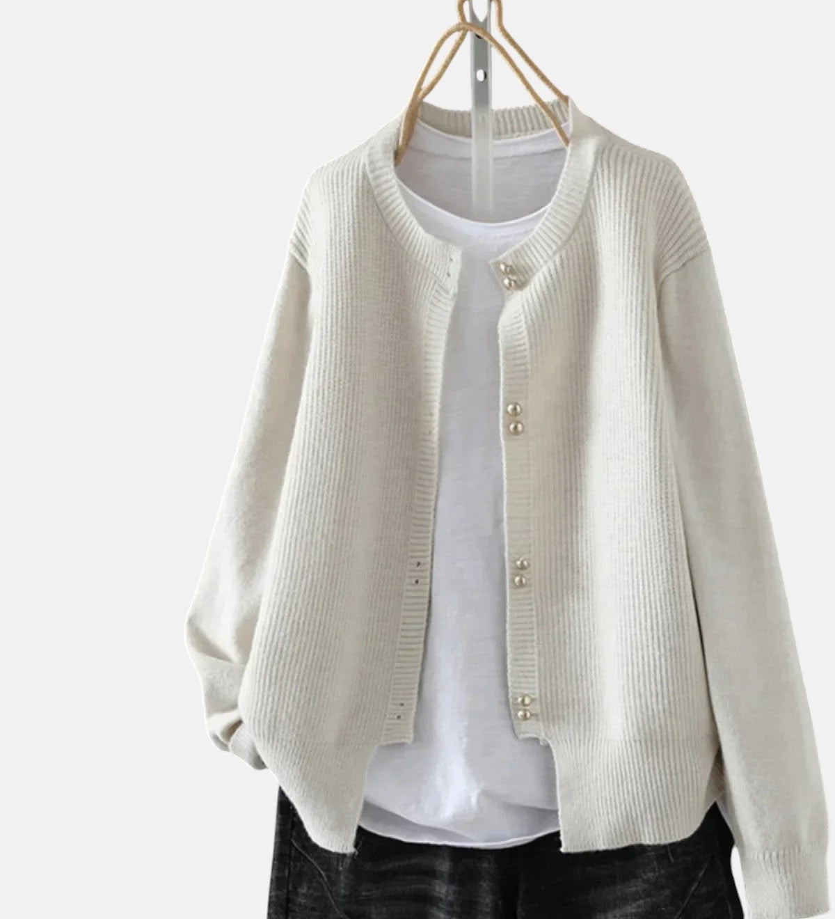 ЕЛАРА | КАРДИГАН С ПЕРЛЕНИ КОПЧЕТА