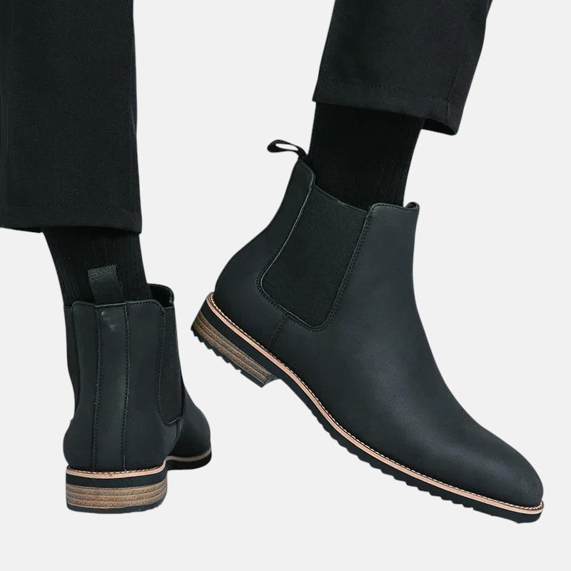 Кейдън - Кожени ботуши Челси