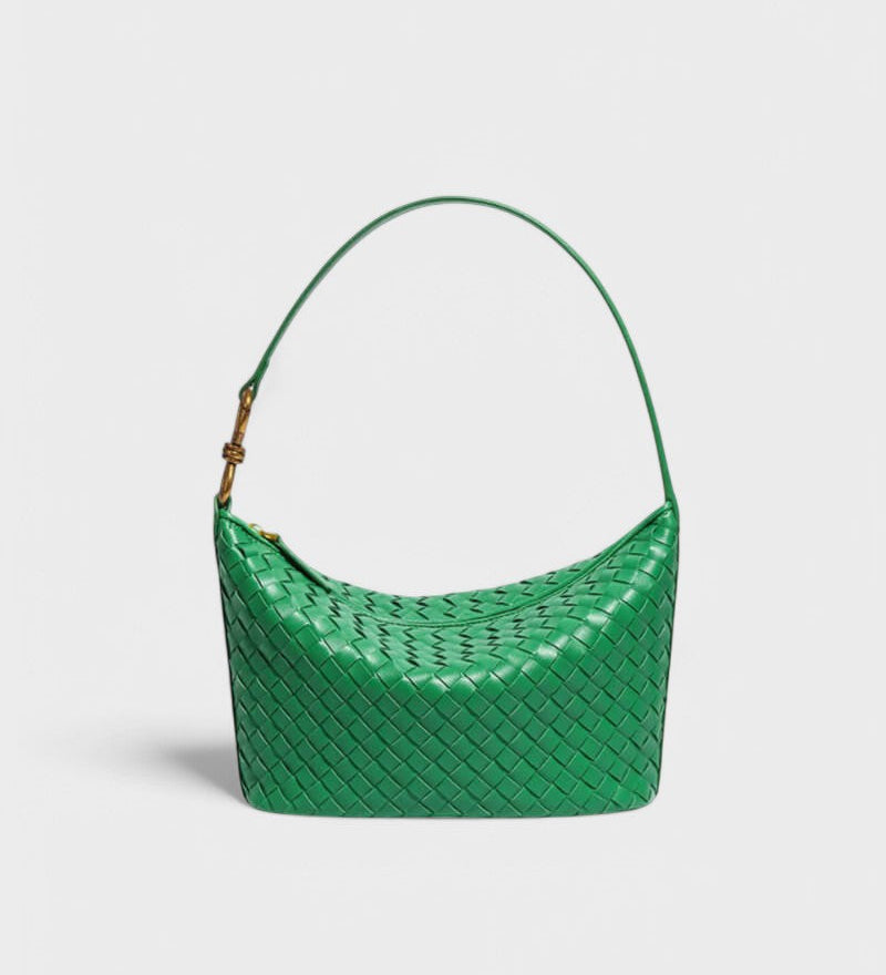 Blagovesta™ - Тъкана кожена чанта през рамо