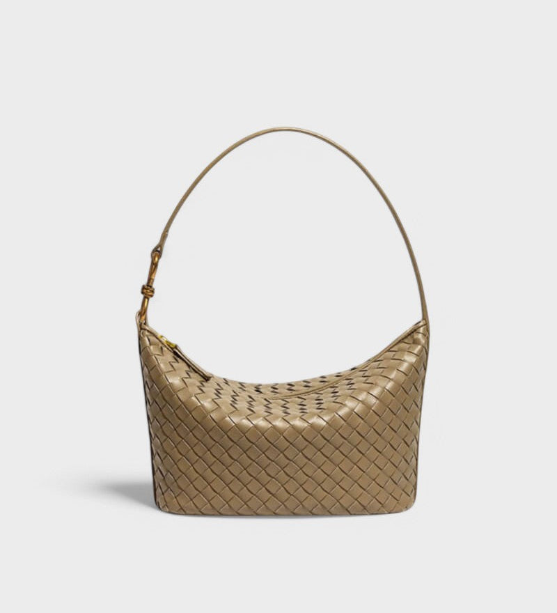 Blagovesta™ - Тъкана кожена чанта през рамо