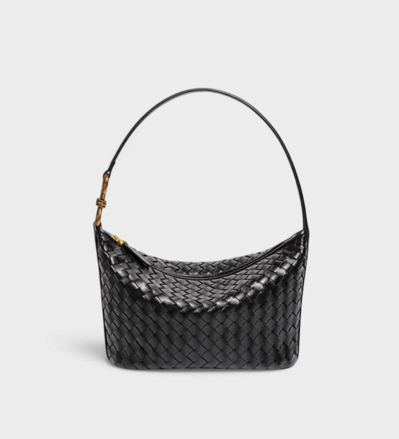 Blagovesta™ - Тъкана кожена чанта през рамо