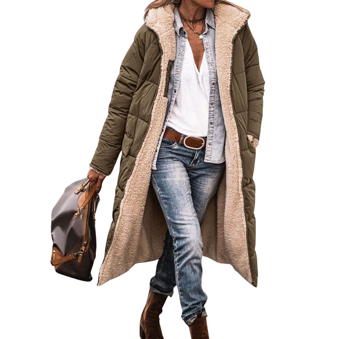 Fairford | Обратим пухен палто с вълнена подплата