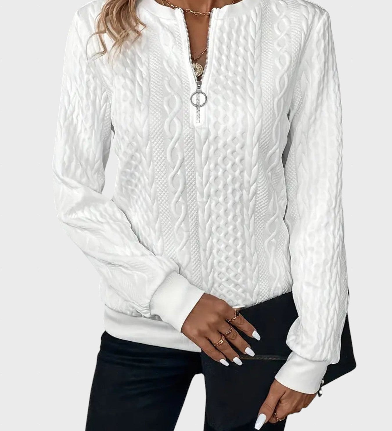 Luba™ - Дамска нощница от плетен трикотаж