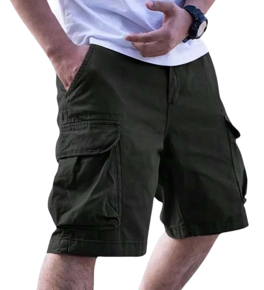 Камен - Разкроен карго панталон