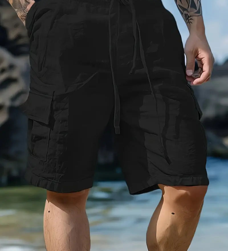 Цветан - Къси дишащи панталони с еластичен талия