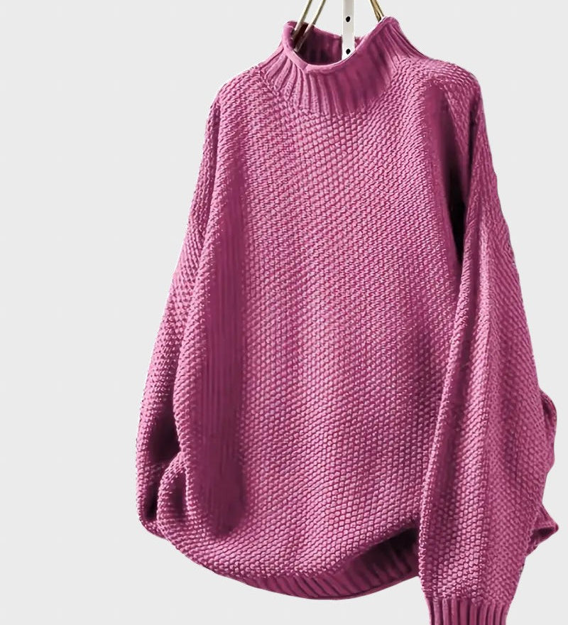 Dragomira™ - Голям пуловер с висока яка