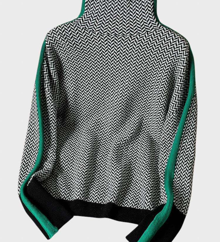 Tsvetana™ - Пуловер с дръзки райета