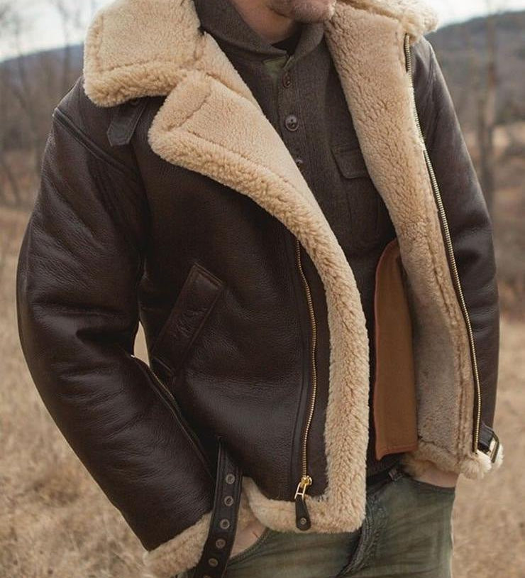 Флетчър - Премиум яке от агнешка кожа