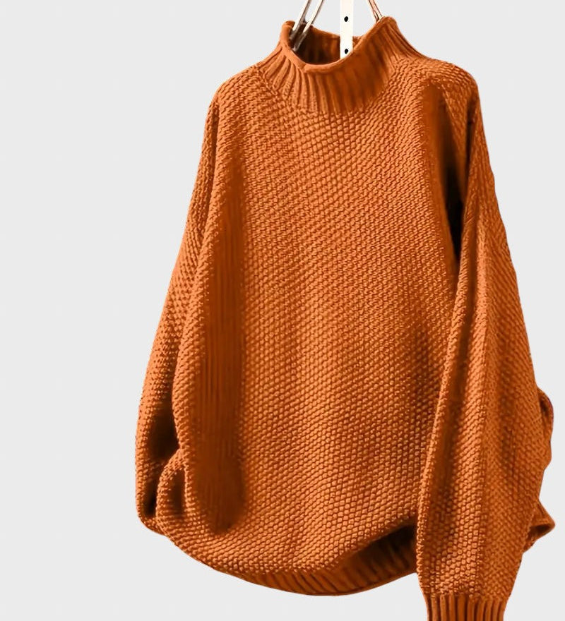 Dragomira™ - Голям пуловер с висока яка