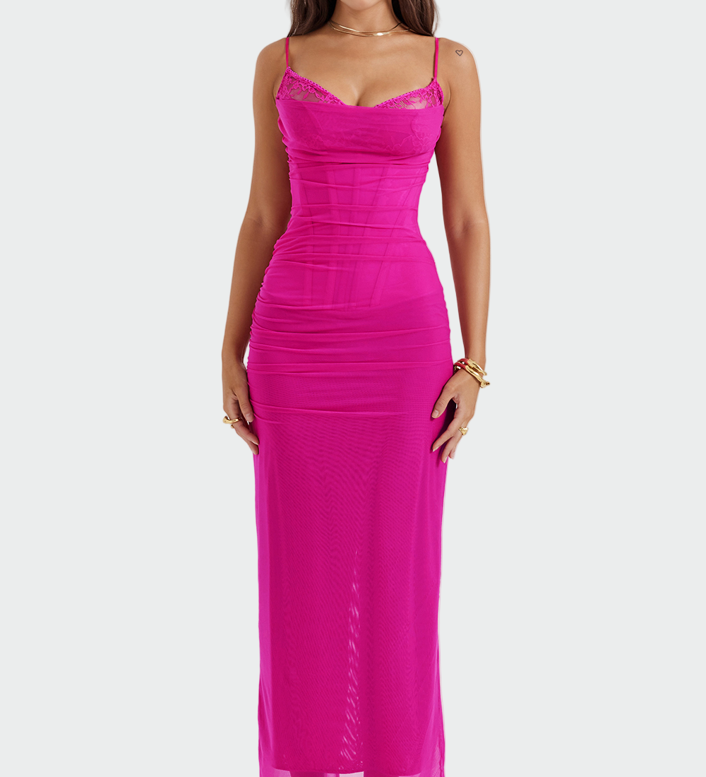 Аури - Дълга рокля от тюл