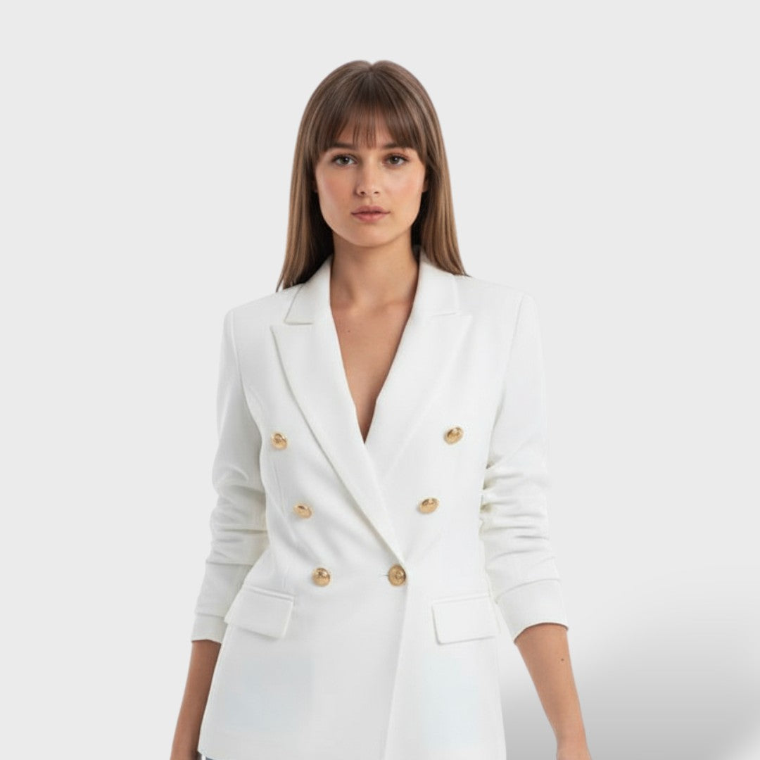 Дамски блейзър с детайли от копчета