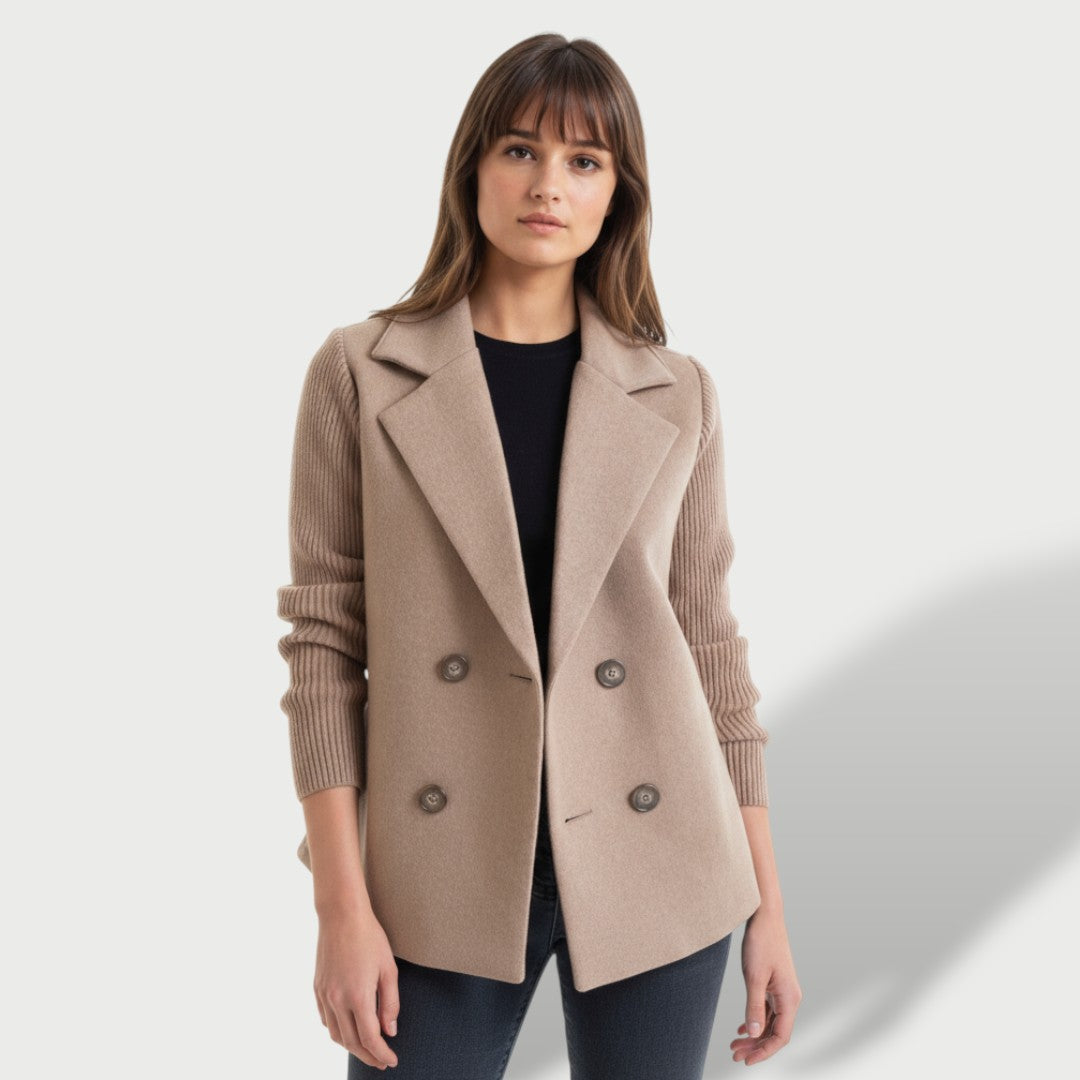 Елегантно дамско сако Amora с райе на ръкавите