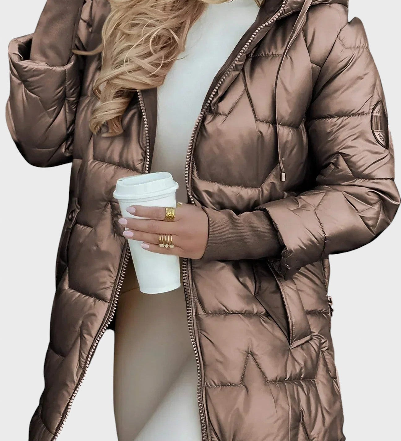 Feodora™ - Яке с качулка и подплата