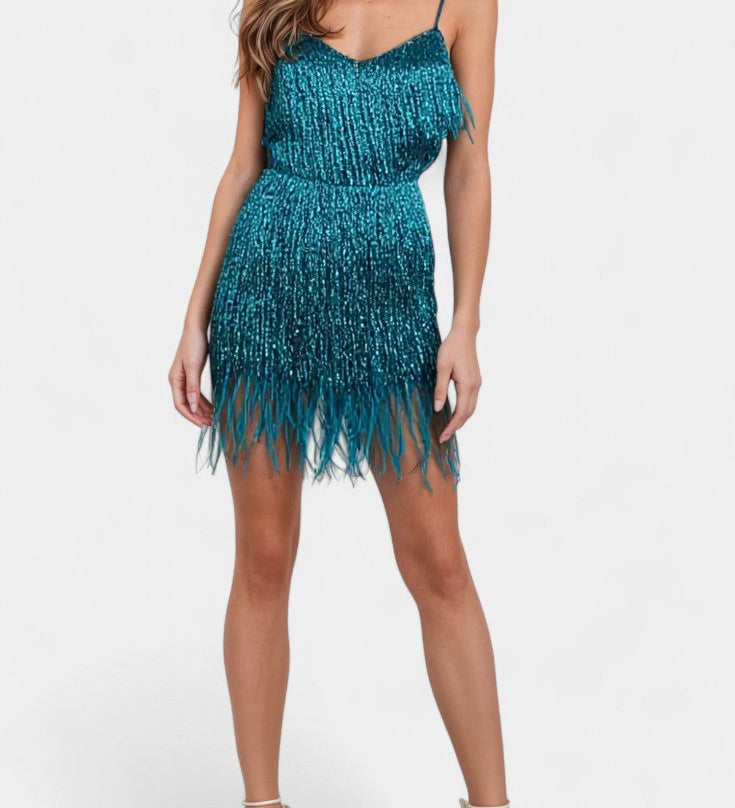 Миряна Мини Рокля с Перца