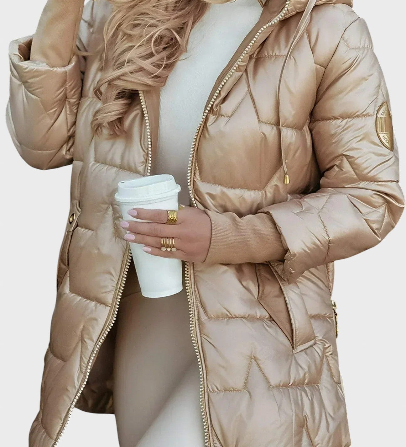 Feodora™ - Яке с качулка и подплата