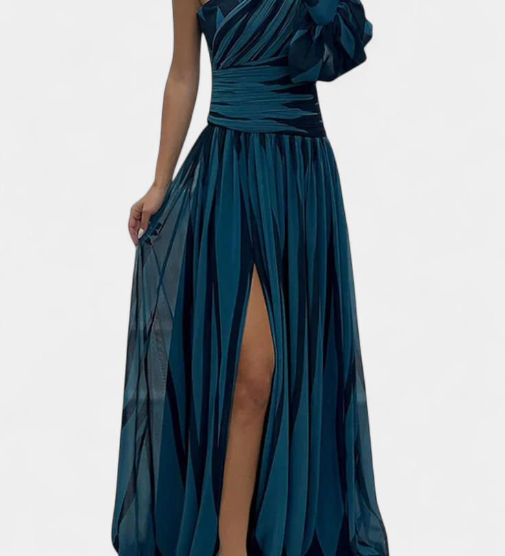 Валентина Елегантна Макси Рокля с Едно Рамо