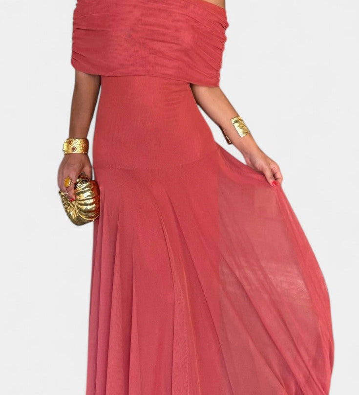 Рената - Макси рокля с едно рамо