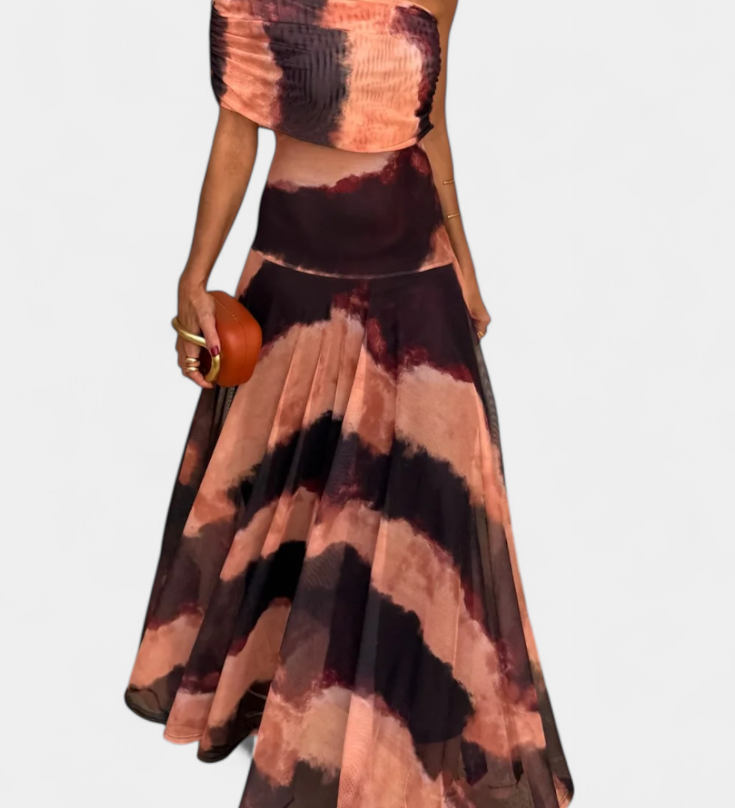 Рената - Макси рокля с едно рамо