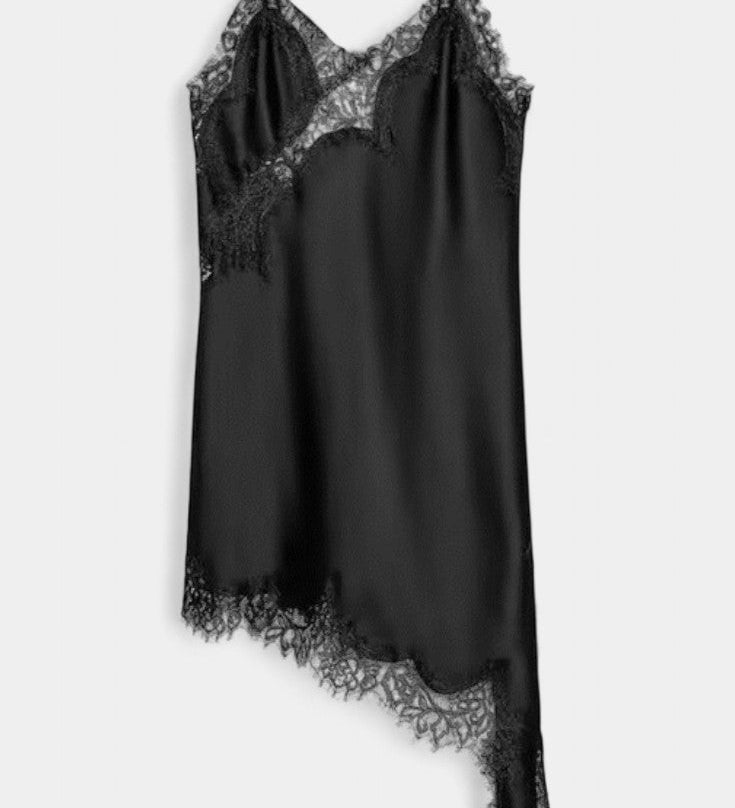 Катарина Мини Рокля с Презрамки и Дантела